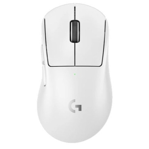 Mouse gaming wireless Logitech PRO X Superlight 2 DEX, ultrausor, senzor LightSpeed Hero, Alb