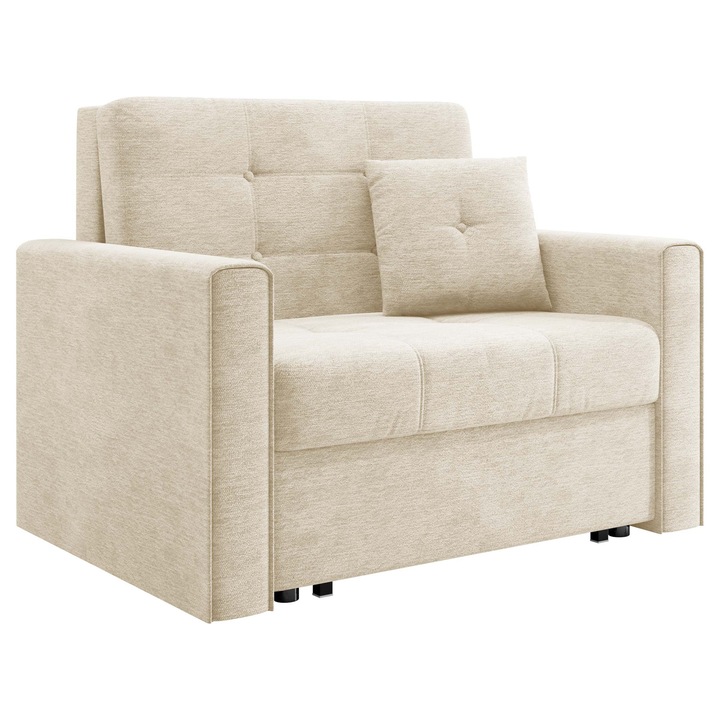 Canapea Clivia Lux I, MIRJAN 24, crem, 98x103x85 cm