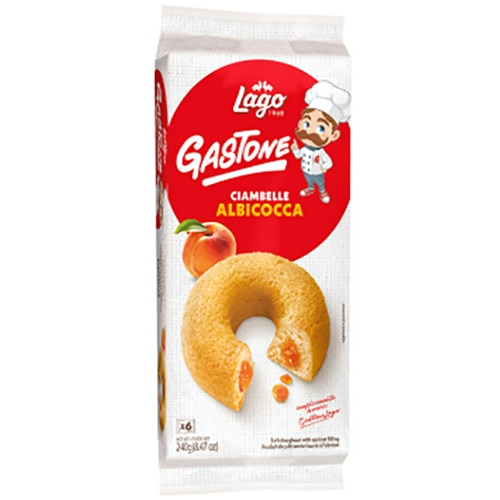 Gogosi Lago Ciambelle Cu Gem De Caise, 6X40g