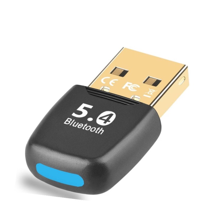Адаптер USB Bluetooth 5.4, Plug & Play, съвместим с Windows 10/11, Sugxia®