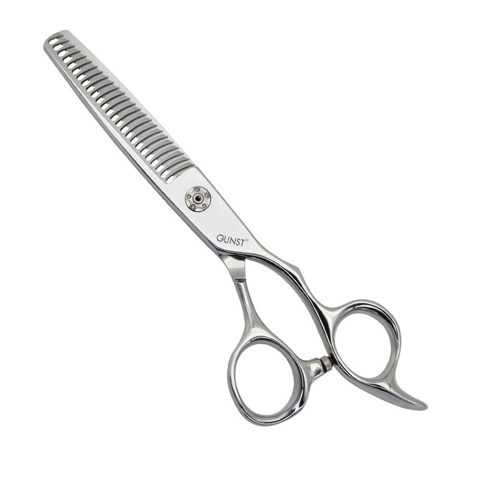 Foarfece de tuns, 6 inch, 25 dinti, argintiu