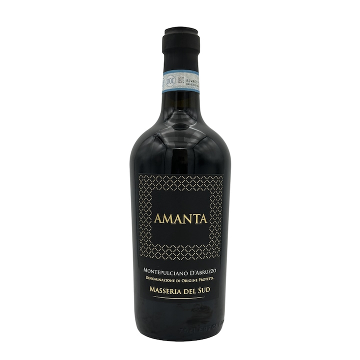 Vin Rosu Amanta Montelpuciano D'Abruzzo DOP, Sec, 0.75l