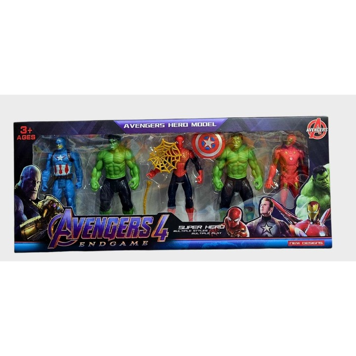 Set super eroi 12 cm Advengers 4