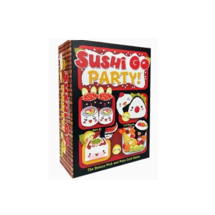Sushi Go Party! társasjáték 2-8 játékosnak, 8 éves kortól, kártyakészlet