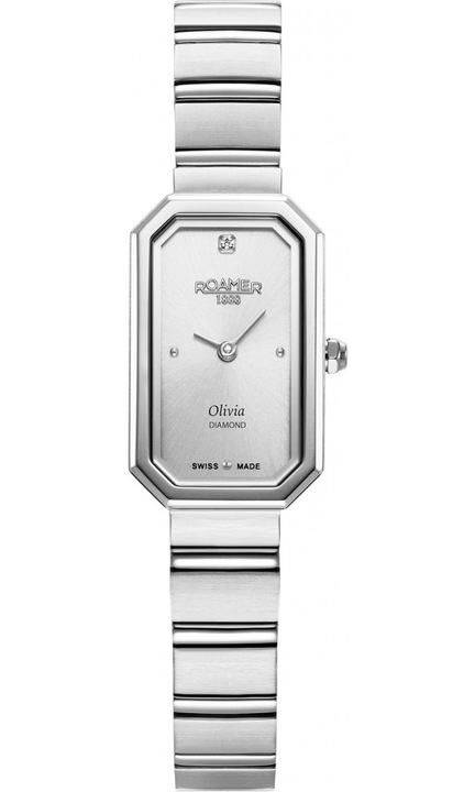 Ceas de dama ROAMER 627845 41 19 20, clasic, argintiu