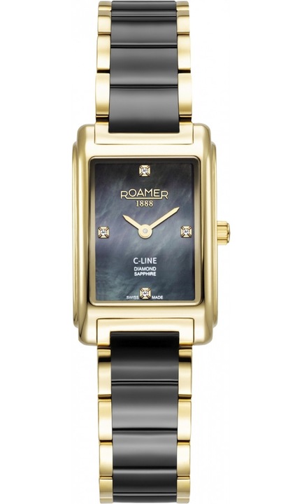 Ceas de dama ROAMER 659845 48 89 60 clasic, de culoare aurie
