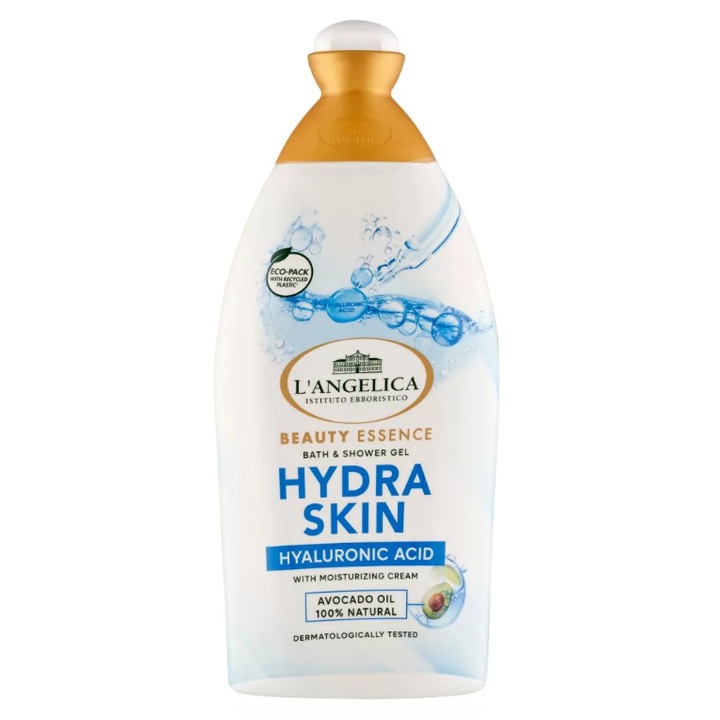 L'Angelica Beauty Essence Hydra Skin hab- és tusfürdő hialuronsavval és avokadó olajjal 500ml