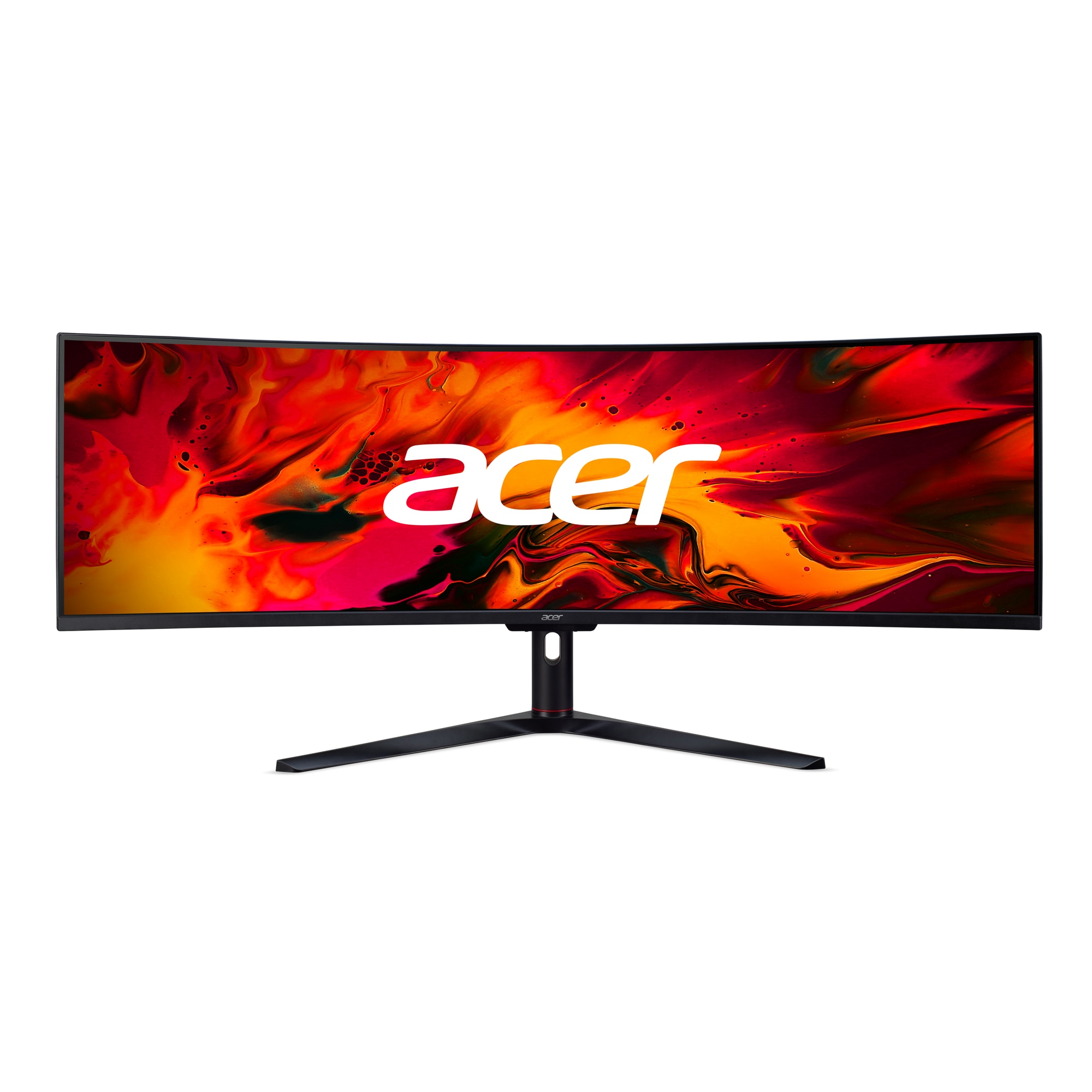 Monitor Acer Curved ZeroFrame EI491CR S, 49", VA, Dual FHD (3840x1080), 144Hz, 4ms, Difuzoare, HDMI, Display Port, Pivot, Negru