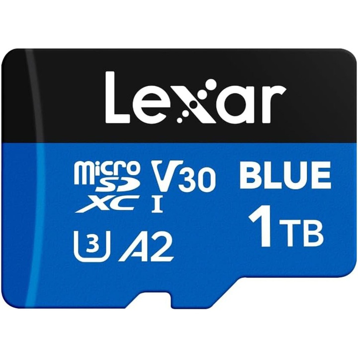 Карта памет MicroSDXC Lexar 1TB, U3, A2, 100MB/s, с адаптер