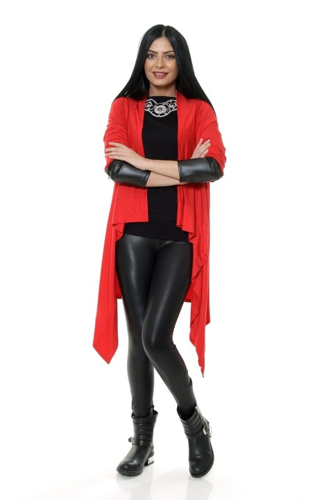 Cardigan rosu dama Natalee , M