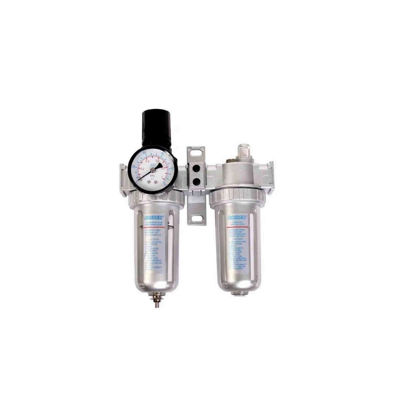 Filtru aer, Regulator & Lubricator, Raider, RD-AF02, 1/4''