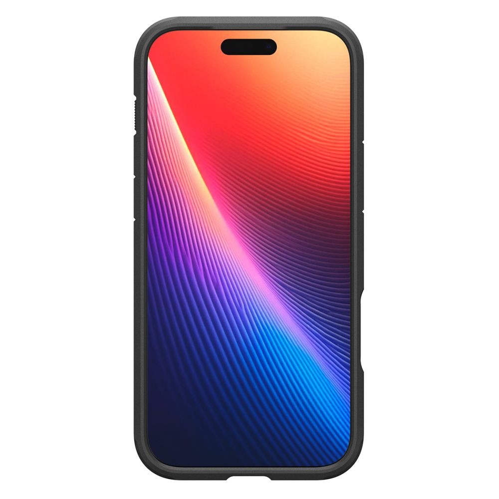 Husa pentru iPhone 17 Pro Max Spigen Tough Armor "T" MagSafe, Protectie camera, Calitate premium, Incarcare wireless, Stand incorporat, Gri