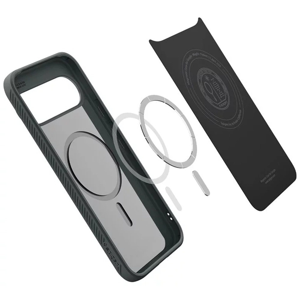 Husa pentru Google Pixel 10 Pro XL Spigen Liquid Air MagSafe, Protectie camera, Calitate premium, Verde