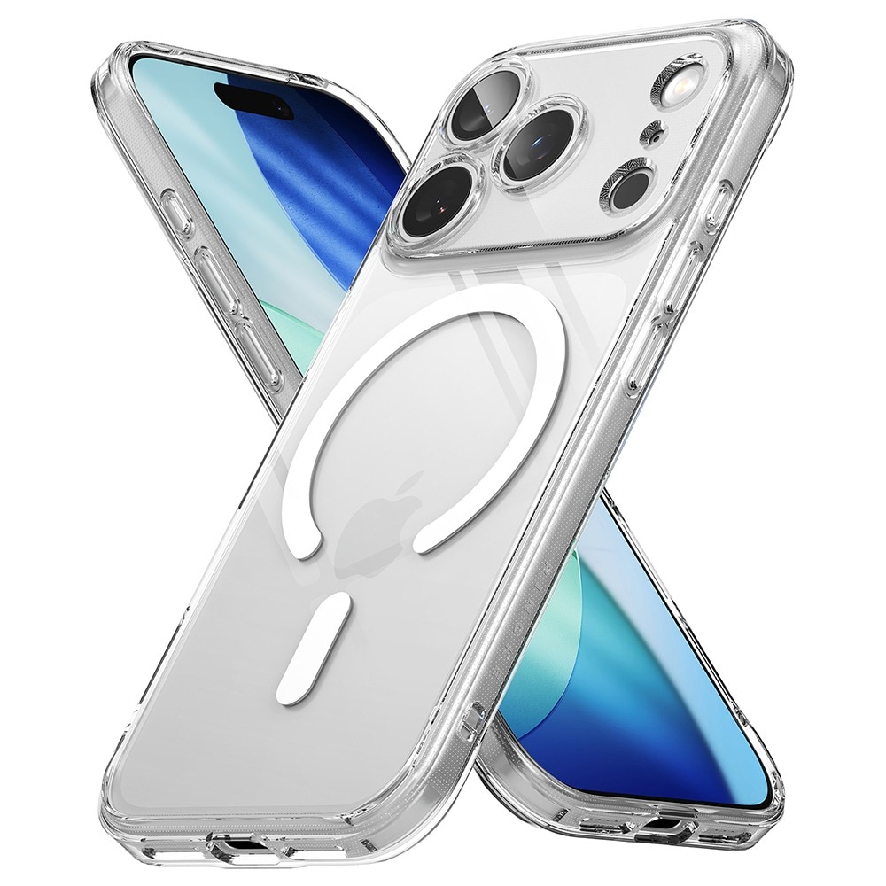Husa pentru iPhone 17 Pro Ringke Fusion MagSafe, Incarcare wireless, Protectie camera, Calitate premium, Transparent