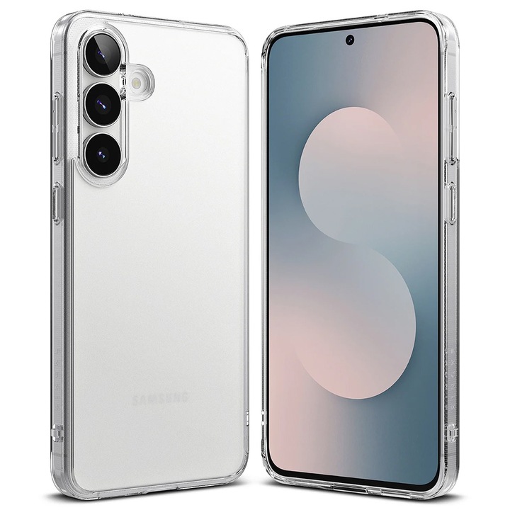 Husa pentru Samsung Galaxy S25 FE Ringke Fusion, Protectie camera, Calitate premium, Transparent mat