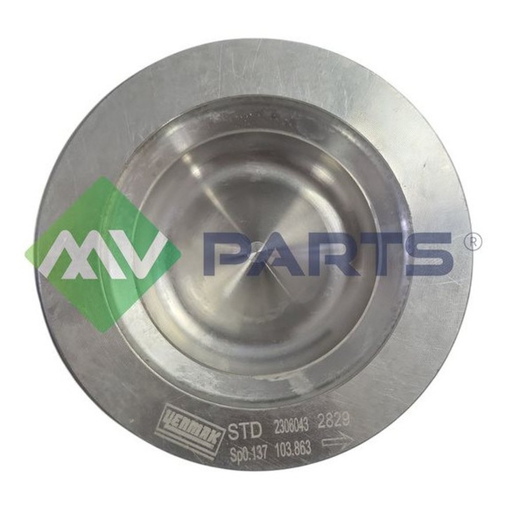 Piston auto MV PARTS TLOK MV PARTS 4829000 STD IVECO F4H, dimensiuni 38x82cm, h-96.50cm, komora fi-59.50cm