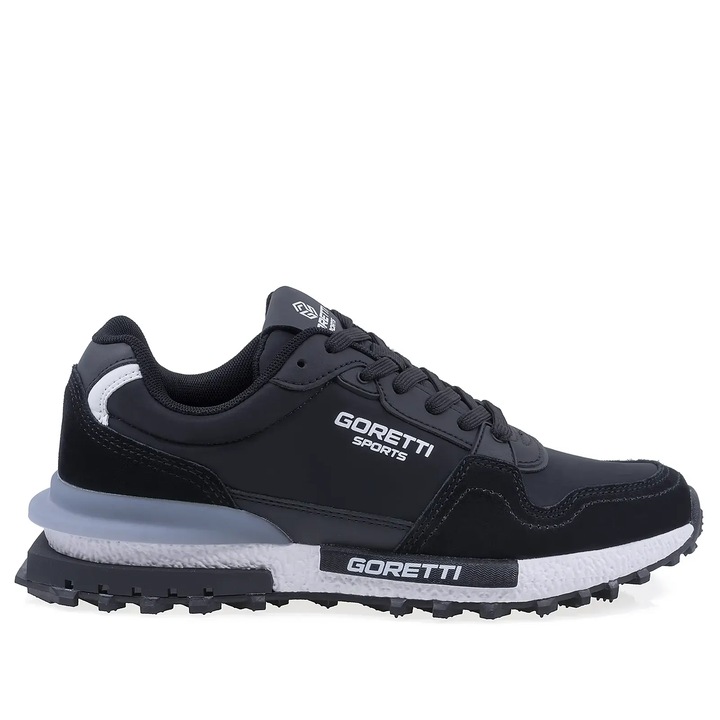 Pantofi barbati sport, Goretti, B108-JL-BDM375, Negru