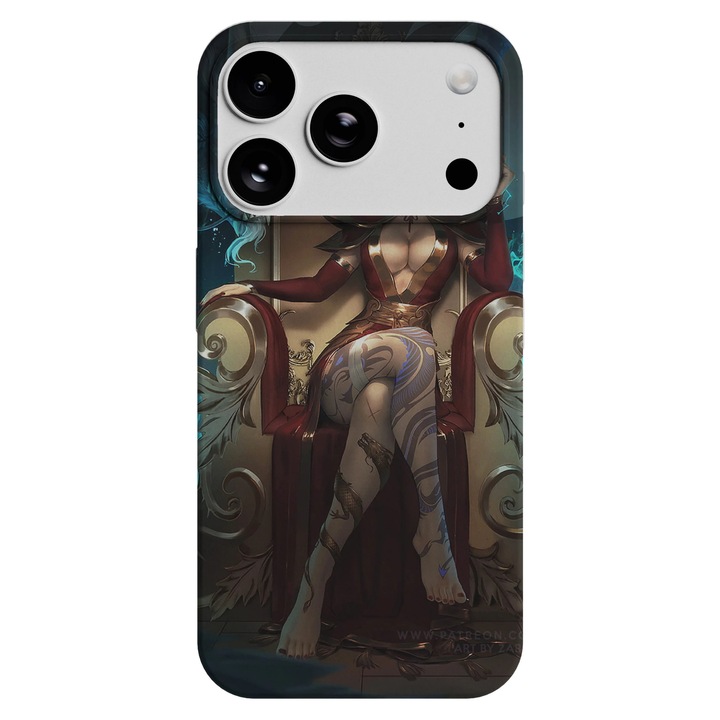 Husă telefon Viceversa Fire Lord, silicon, 2mm, pentru Apple iPhone 17 Pro Max, protecție completă