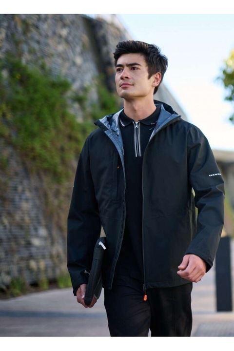 Jacheta pentru barbati, impermeabila tehnica X-PRO TRIODE II, straturi Isotex respirabila cu gluga, Regatta - RETRW514, Negru