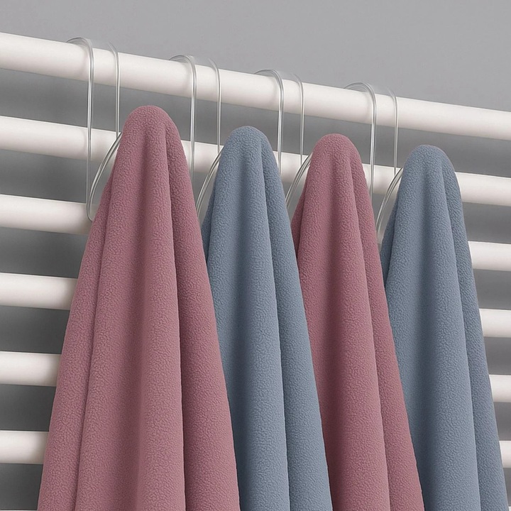 Cărți transparente pentru bară calorifer, set 4buc, 9x2x6cm