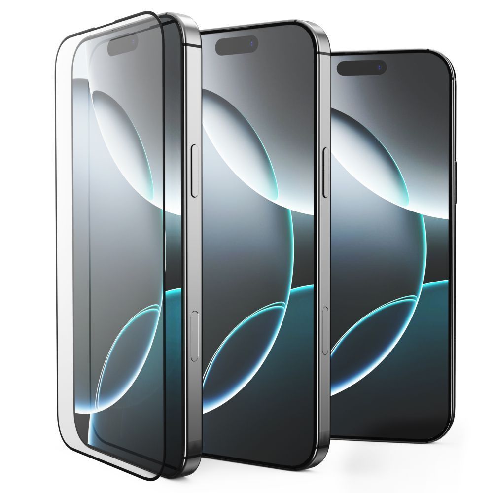 Set 2 folii sticla Tech-Protect Glass Fit Plus compatibila cu Xiaomi Redmi 15 4G / 5G, Negru