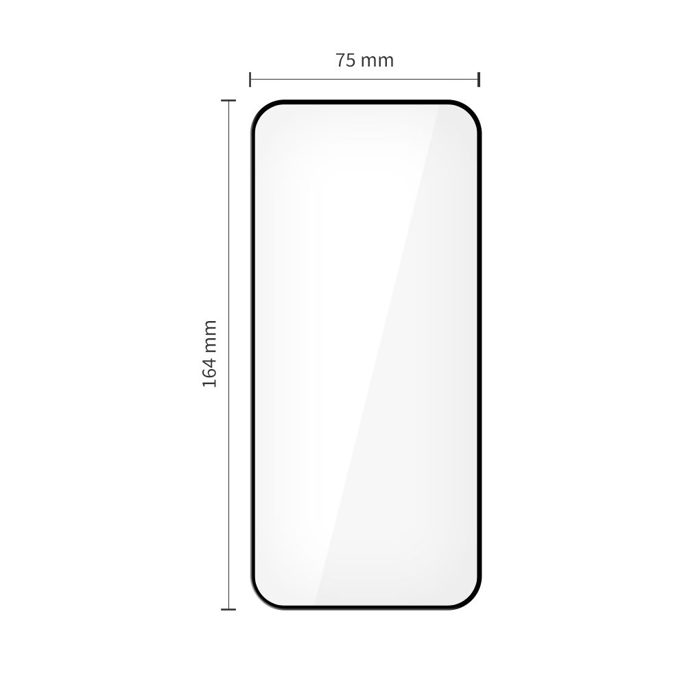 Set 2 folii sticla Tech-Protect Glass Fit Plus compatibila cu Xiaomi Redmi 15 4G / 5G, Negru