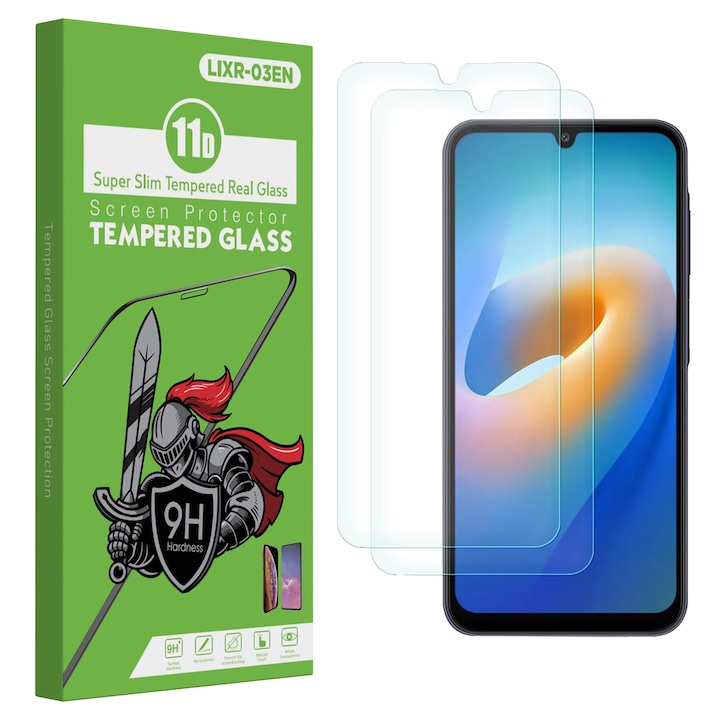 Set 2 Folie Protectie pentru Samsung Galaxy A27/A36/A37/A57, Sticla Temperata 9H+, Claritate Super HD, Tratament Oleofob si Anti-Amprente, LIXR-03EN®