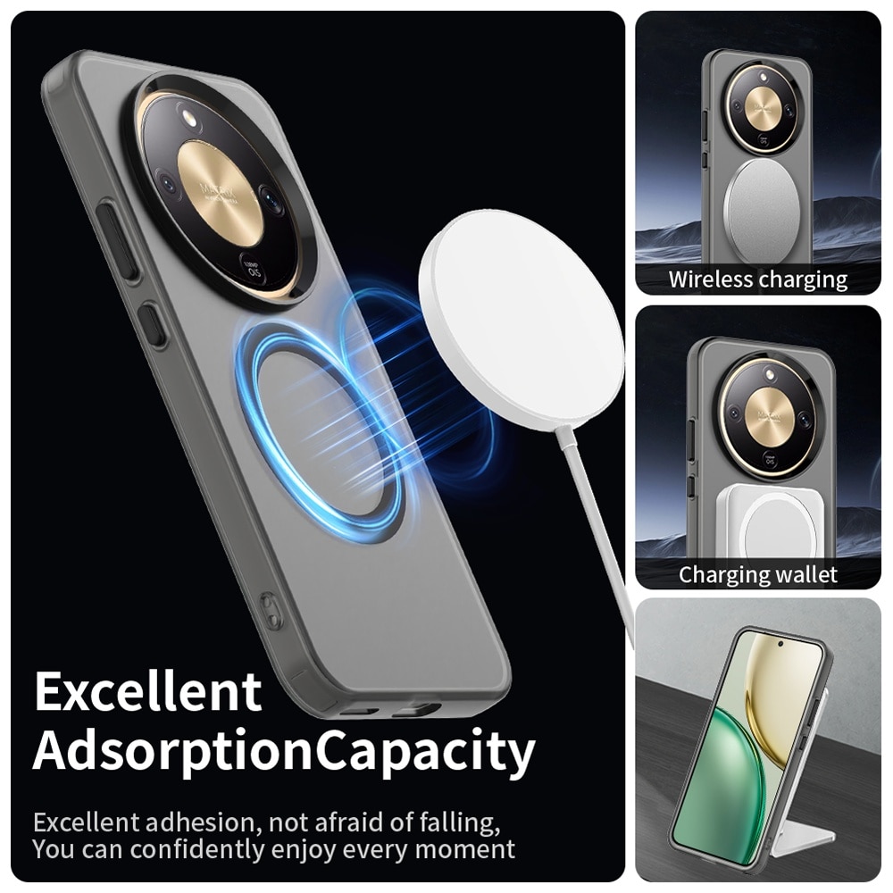 Husa premium pentru Honor Magic 8 Lite VivaShell Fusion compatibila MagSafe, Anti-Shock - Protectie Avansata Display & Camera - Design Slim si Elegant - negru