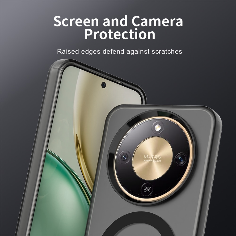 Husa premium pentru Honor Magic 8 Lite VivaShell Fusion compatibila MagSafe, Anti-Shock - Protectie Avansata Display & Camera - Design Slim si Elegant - negru
