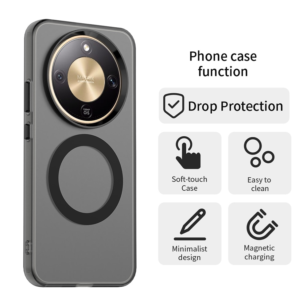 Husa premium pentru Honor Magic 8 Lite VivaShell Fusion compatibila MagSafe, Anti-Shock - Protectie Avansata Display & Camera - Design Slim si Elegant - negru