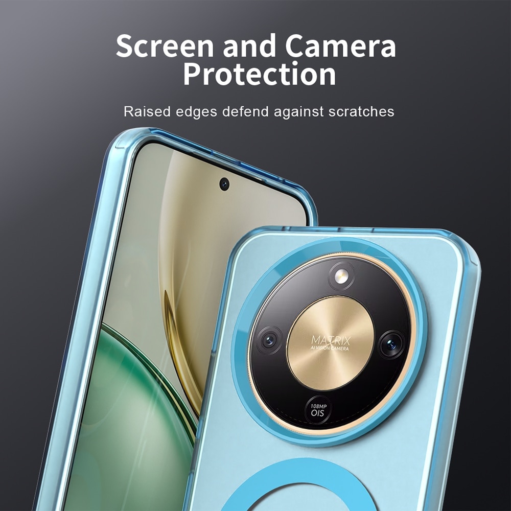 Husa premium pentru Honor Magic 8 Lite VivaShell Fusion compatibila MagSafe, Anti-Shock - Protectie Avansata Display & Camera - Design Slim si Elegant - albastru