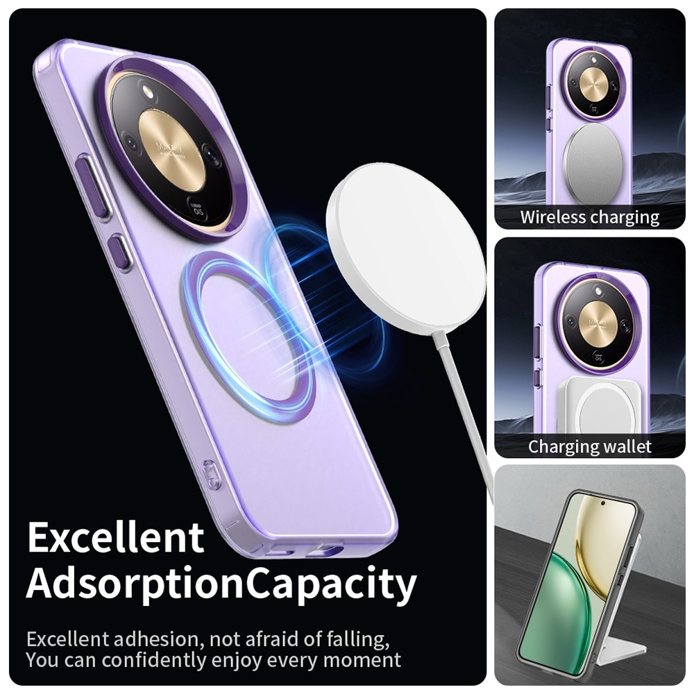 Husa premium pentru Honor Magic 8 Lite VivaShell Fusion compatibila MagSafe, Anti-Shock - Protectie Avansata Display & Camera - Design Slim si Elegant - mov