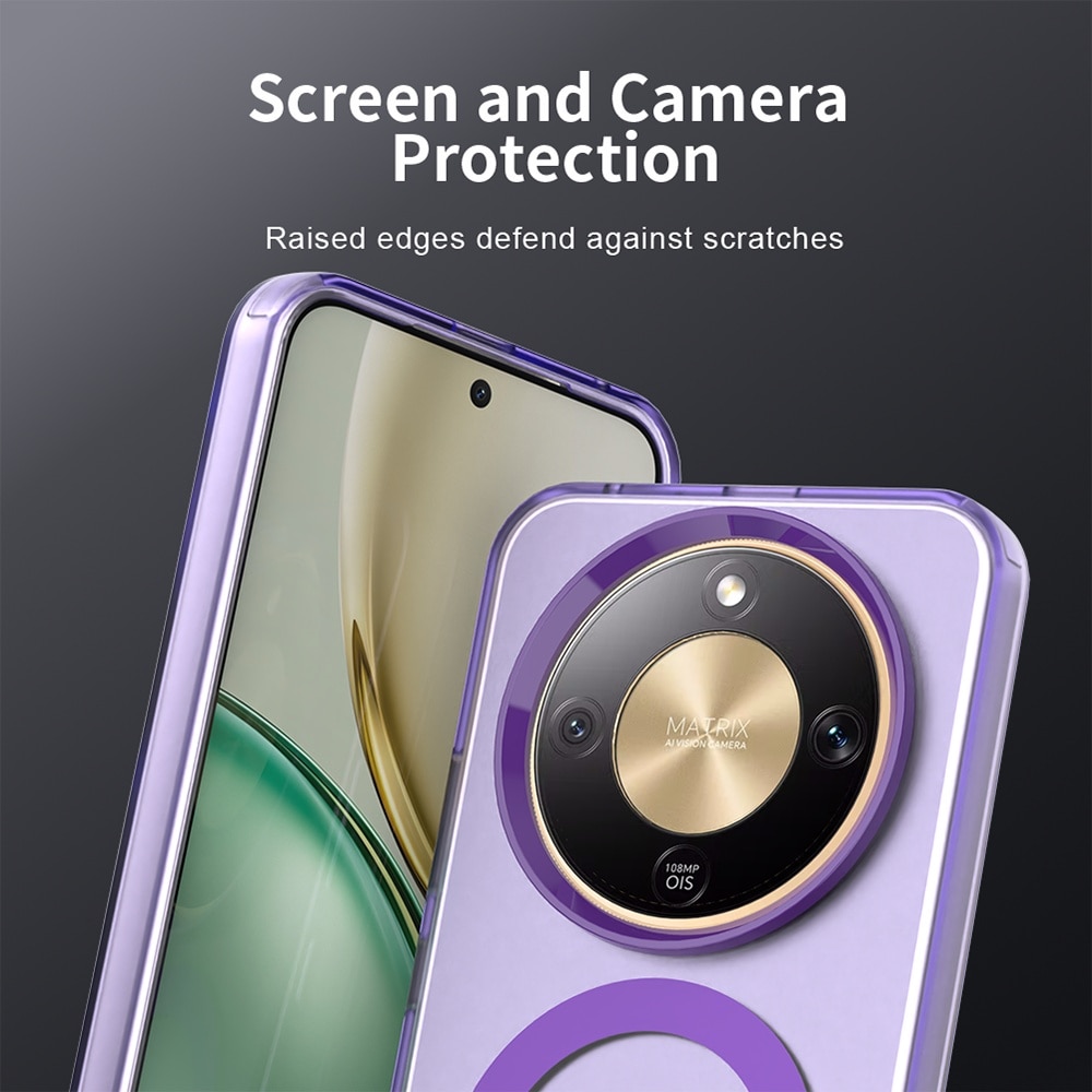 Husa premium pentru Honor Magic 8 Lite VivaShell Fusion compatibila MagSafe, Anti-Shock - Protectie Avansata Display & Camera - Design Slim si Elegant - mov