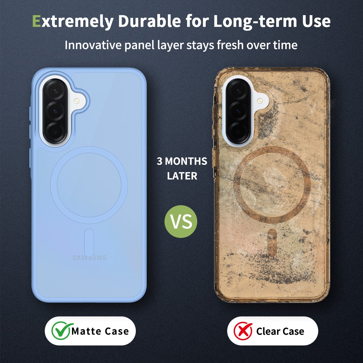 Husa de protectie pentru Samsung Galaxy A37, Omelivon, MagSafe, Incarcare Wireless, Antisoc, Margini Ridicate pentru Protectia Ecranului si a Camerelor, Materiale Premium, Albastru deschis