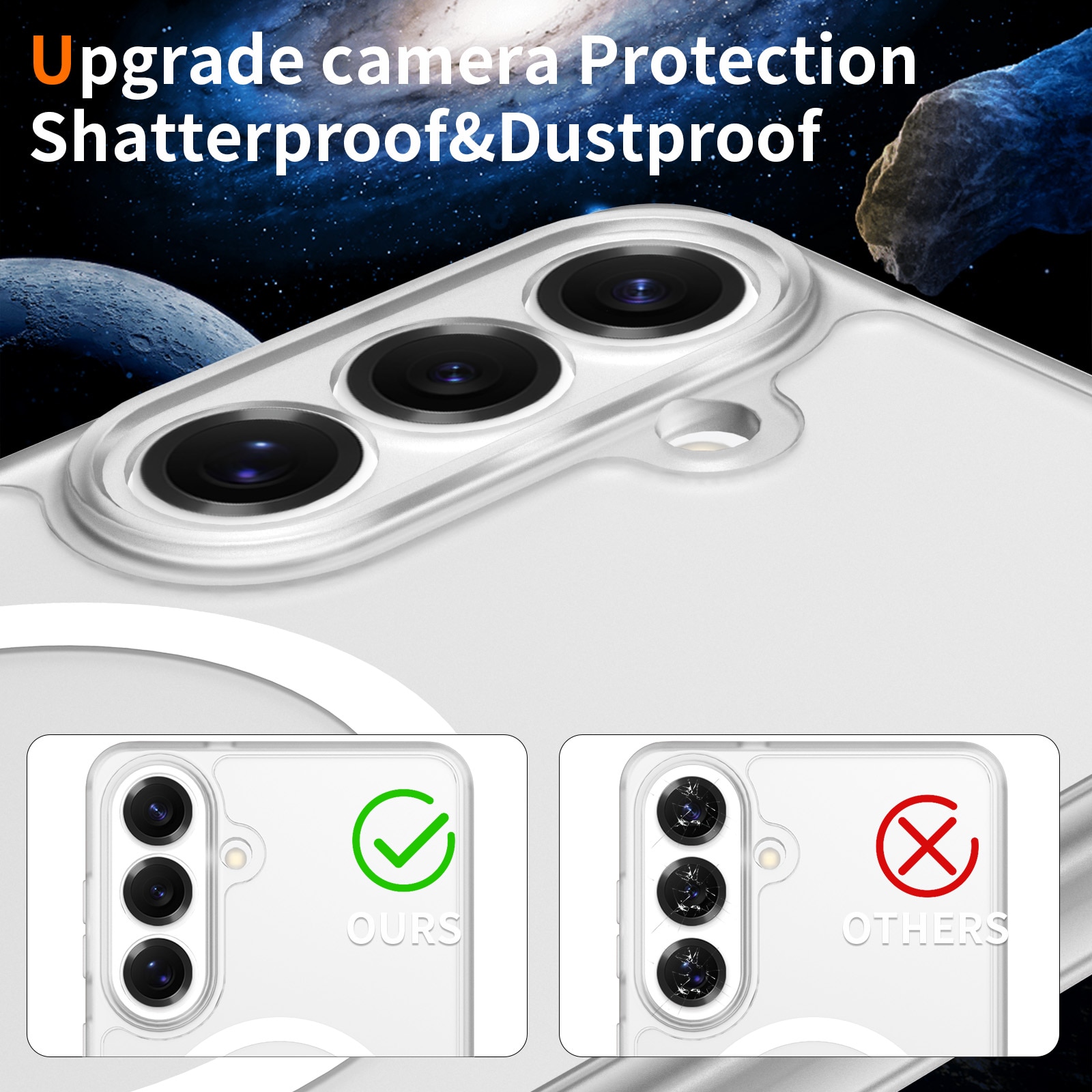 Husa de protectie pentru Samsung Galaxy S26 Plus, Omelivon, MagSafe, Protectie completa, Anti-Soc, Decupaje Precise, Incarcare Wireless, Materiale Premium, Transparent mat