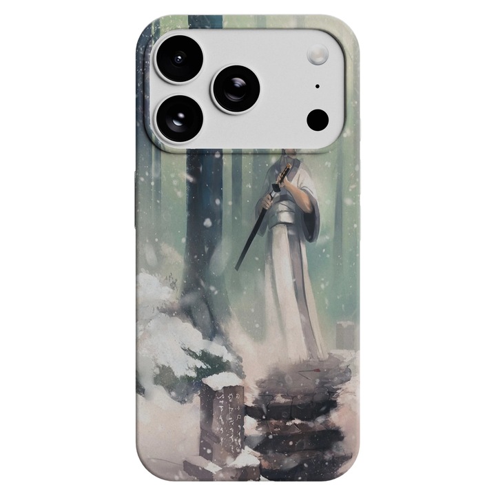 Husa telefon Premium pentru Apple iPhone 17 Pro Max, Viceversa, model Samurai Jack on froze land, Silicon, TPU
