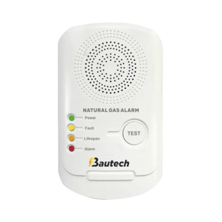 Detector de gaz natural Bautech GD-KNG, alb, 85, 6x85x40, 5 mm