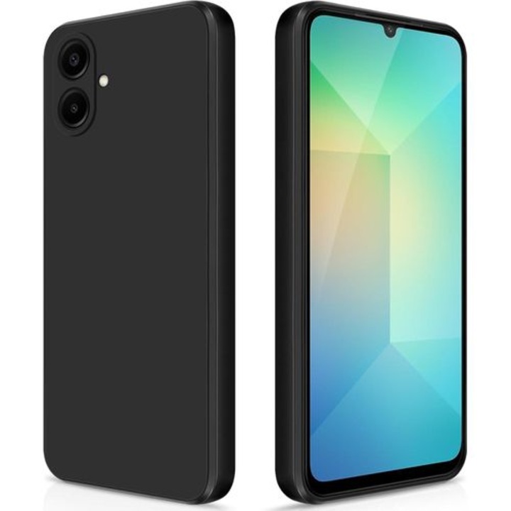 Husă telefon Samsung Galaxy A07, silicon, neagră