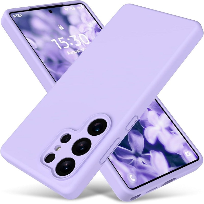 Husa Samsung Galaxy S26 Ultra, Imbunatatire in Silicon Lichid, Protectie completa a camerei, Husa subtire, cu finisare gel moale, rezistenta la socuri pentru telefon, 6.9", Violet