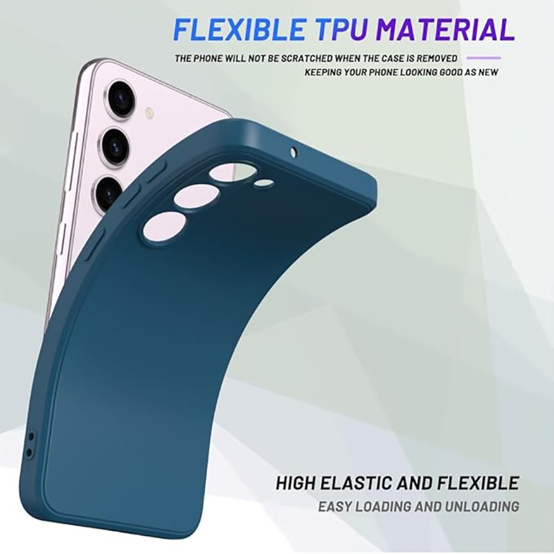 Husa pentru Samsung Galaxy A16, silicon lichid, Calitate Premium, Interior din Microfibra, Protectie Sporita, Antisoc, Albastru inchis