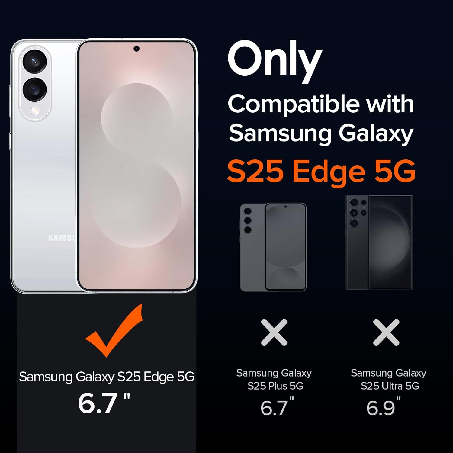 BestCase® Husa Mag Anti Shock TPU Compatibil cu Samsung Galaxy S25 Edge, Tehnologie MagSafe, Reinforced 4 Corners, Transparenta