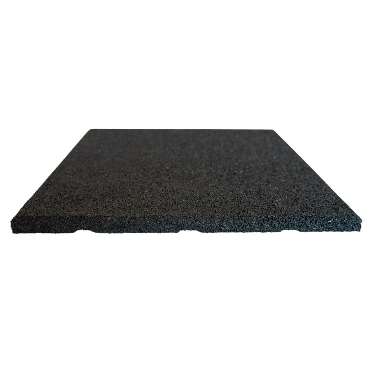 Pavele / Dale cauciuc 40x40x2 cm Negru