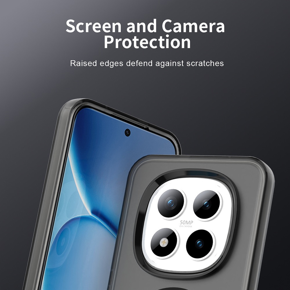 Husa premium pentru Xiaomi Redmi Note 15 Pro+ Plus 5G VivaShell Fusion compatibila MagSafe, Anti-Shock - Protectie Avansata Display & Camera - Design Slim si Elegant - negru