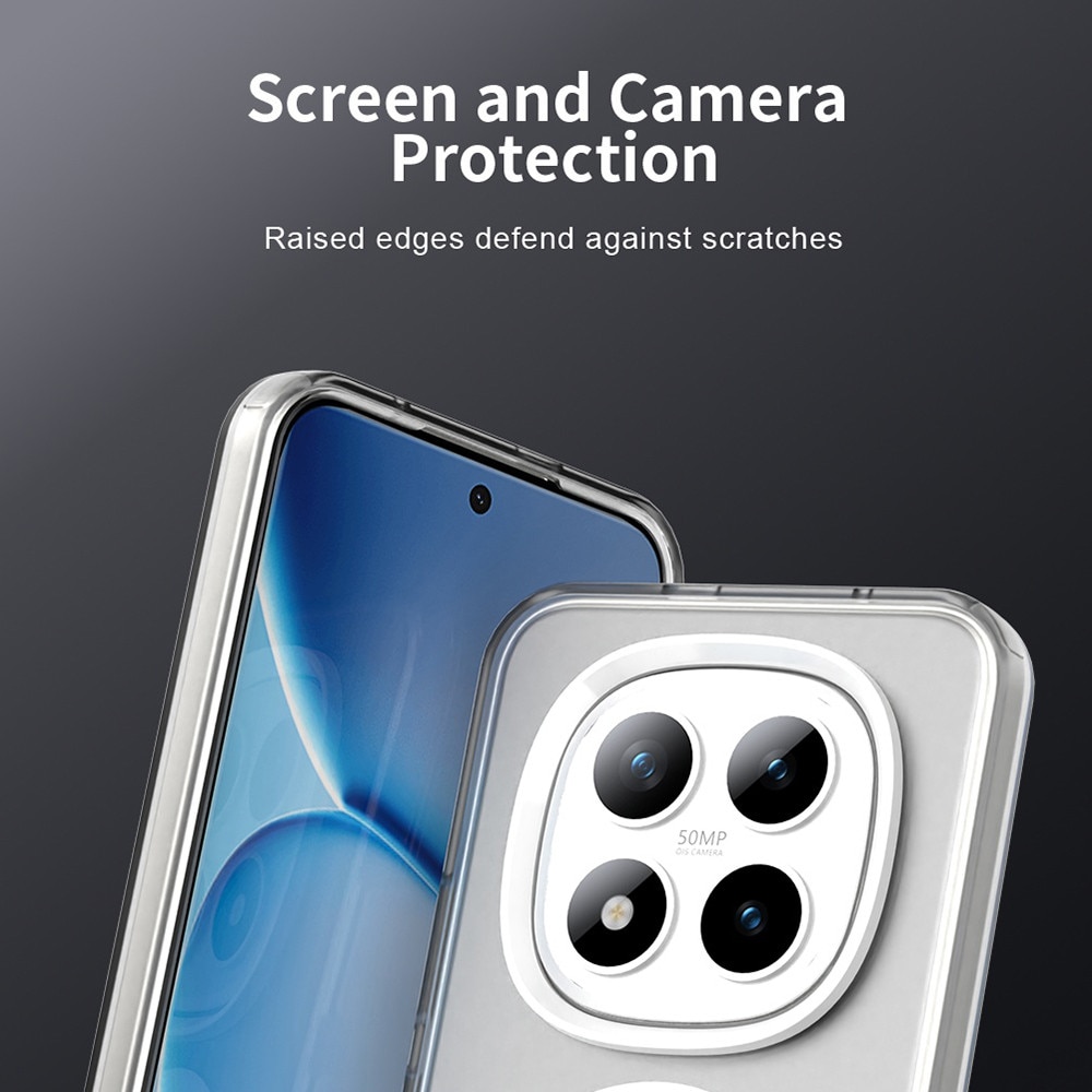 Husa premium pentru Xiaomi Redmi Note 15 Pro+ Plus 5G VivaShell Fusion compatibila MagSafe, Anti-Shock - Protectie Avansata Display & Camera - Design Slim si Elegant - alb