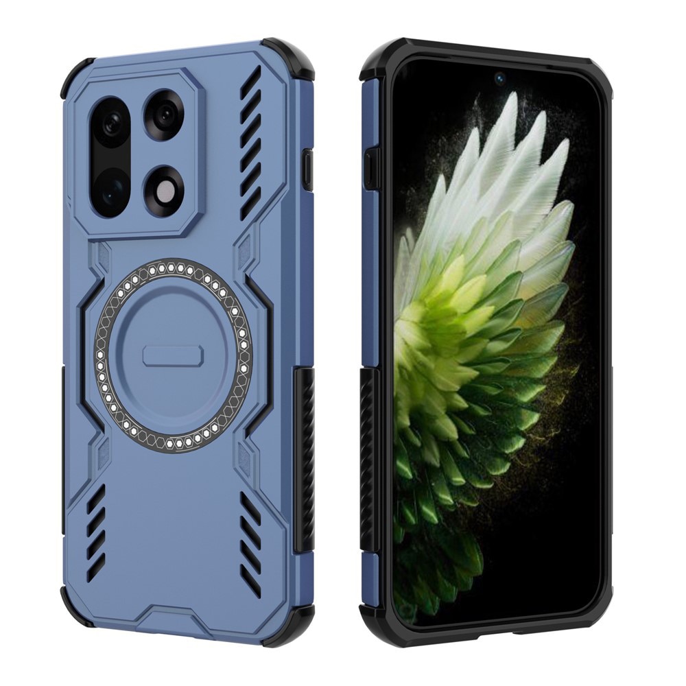Husă pentru OnePlus 15, SKYDDAR INNOVATION, ArmorMag, Albastră, set cu sticker