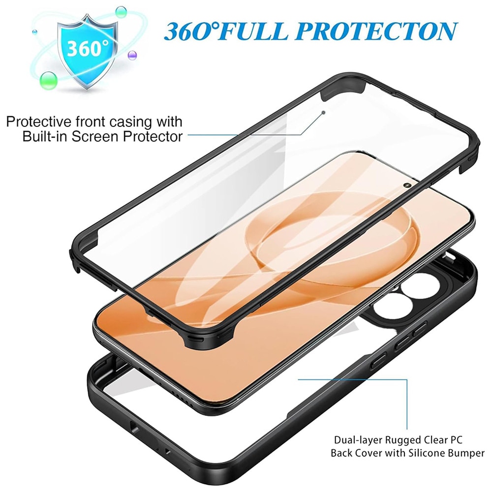 Husa pentru Xiaomi Poco F8 Ultra + Folie - Techsuit ColorVerse 360 Series - Black