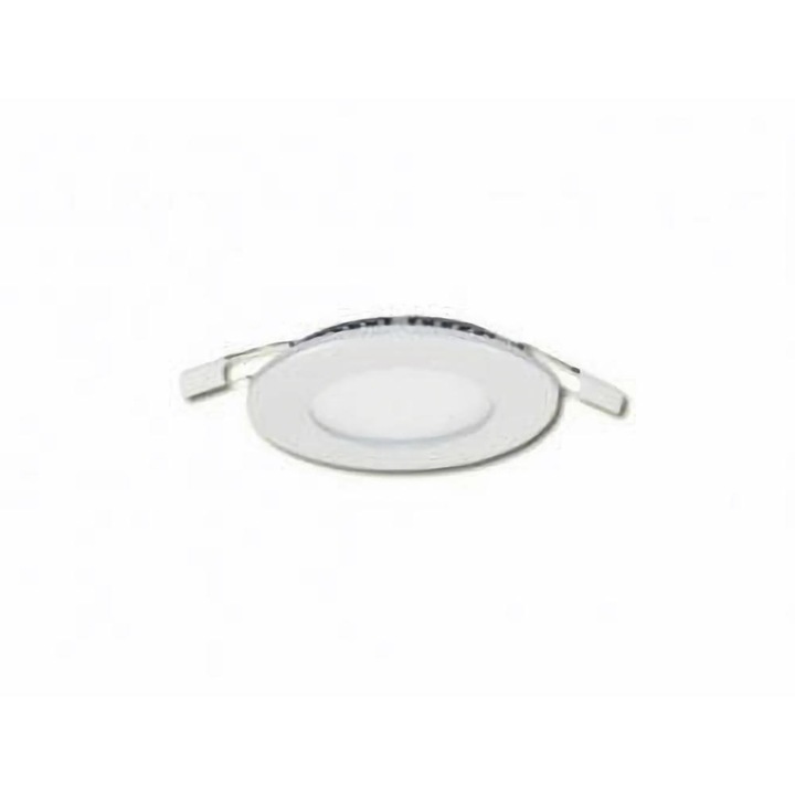 Spot LED rotund 3W, Iluminat ieftin, aluminiu, alb cald, 8.5x2cm