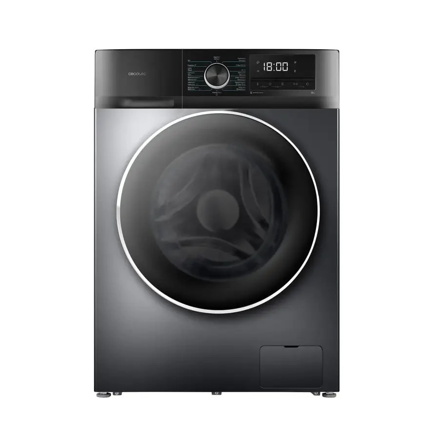 Masina de spalat rufe Cecotec, Bolero Dresscode, 8 kg, clasa A, consum redus, latime 60 cm, 16 programe automate, viteza 1400 rpm, temperatura reglabila, functie spalare cu aburi, sterilizare hipoalergenica, Child Lock, operare silentioasa, 1900 W, inox