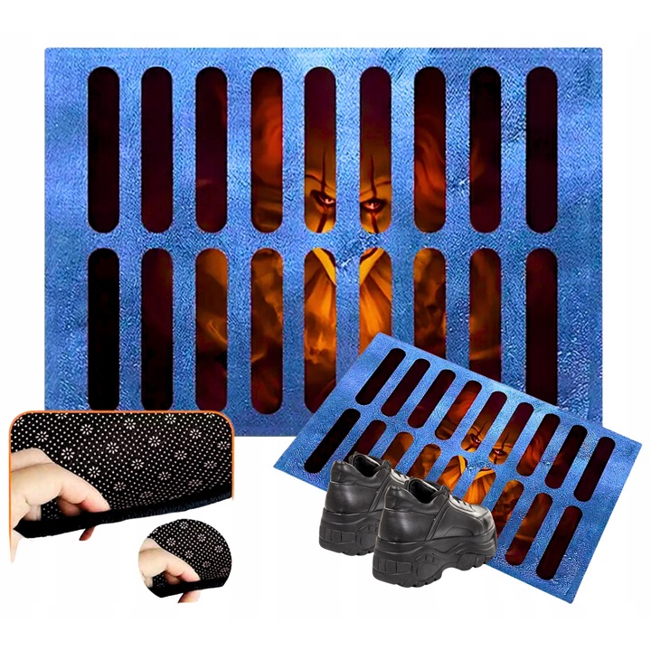 Wanjin Halloween bejárati szőnyeg, 40x60 cm, csúszásmentes