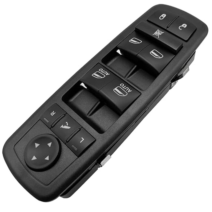 Elektromos ablakemelő kapcsoló, első bal (vezetőoldali) – OE kód 68139806AA / 68139806AB – Kompatibilis: Fiat Freemont, Lancia Thema, Dodge Journey